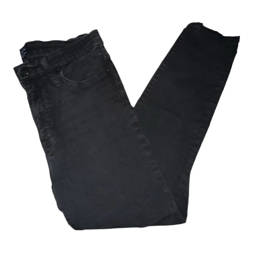 J. Crew 10 inch high waist black jeans